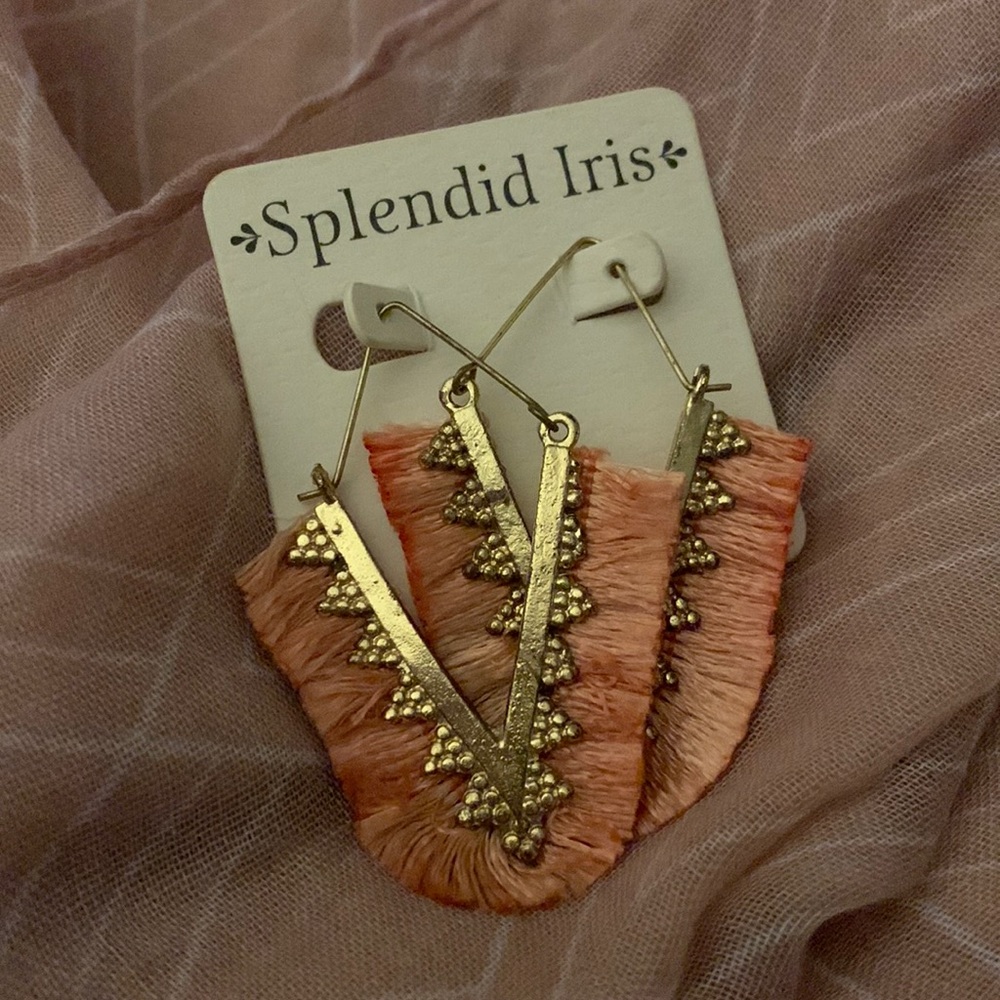 Splendid Iris Earrings